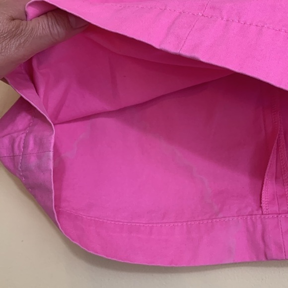 Lilly Pulitzer | Pink 100% Cotton Unlined Mini Skirt Flawed Size 0 - Picture 14 of 15